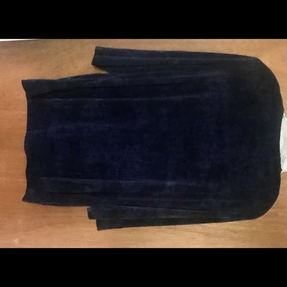 New Blue with Silver Shimmer Vikki Vi Top with 1X made in USA - Picture 13 of 16